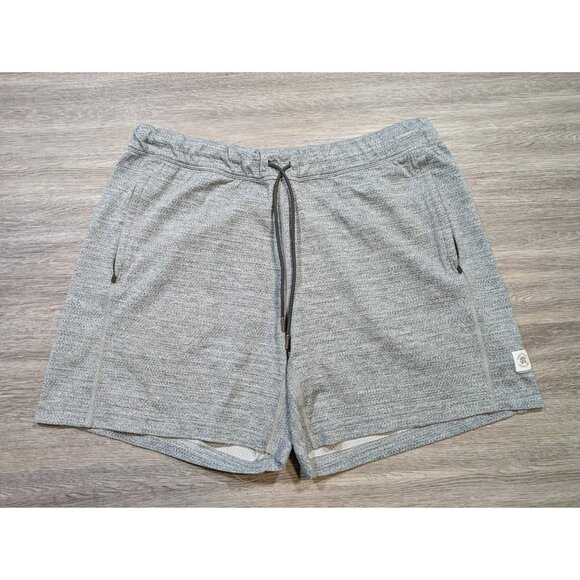 Reigning Champ Solotex Tiebreak Mesh Shorts Men's XL Grey Stretch - Picture 1 of 10
